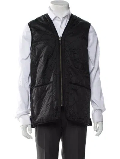 Pre-owned Barbour Vest In Blue