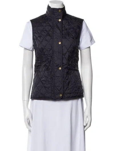 Pre-owned Barbour Vest In Blue
