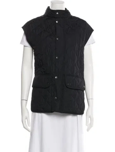 Pre-owned Barbour Vest In Blue