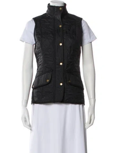 Pre-owned Barbour Vest In Blue