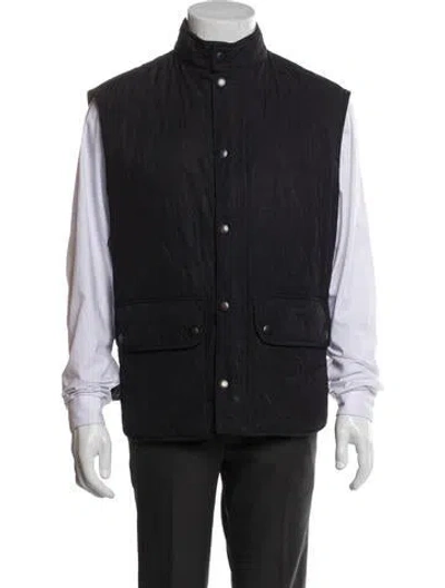 Pre-owned Barbour Vest In Blue