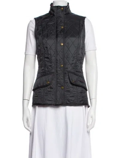 Pre-owned Barbour Vest In Blue