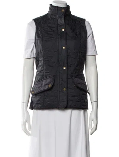 Pre-owned Barbour Vest In Blue