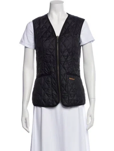 Pre-owned Barbour Vest In Blue