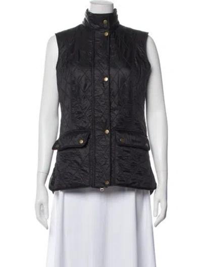 Pre-owned Barbour Vest In Blue