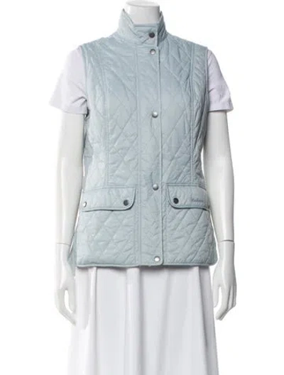 Pre-owned Barbour Vest In Blue
