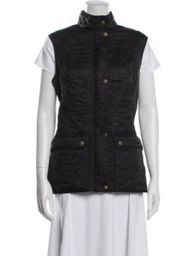 Pre-owned Barbour Vest In Blue