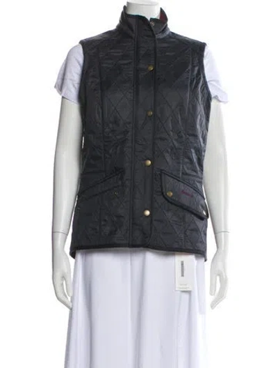 Pre-owned Barbour Vest In Blue