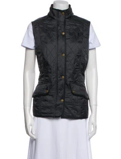 Pre-owned Barbour Vest In Blue