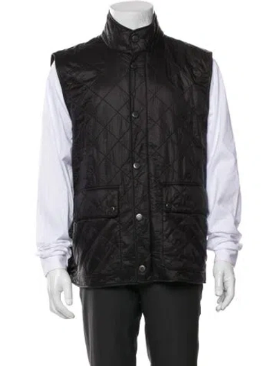 Pre-owned Barbour Vest In Blue
