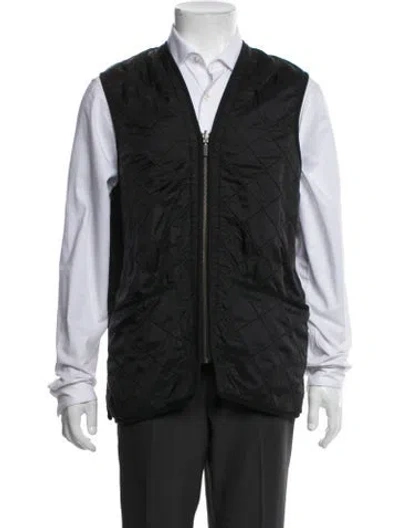 Pre-owned Barbour Vest In Blue
