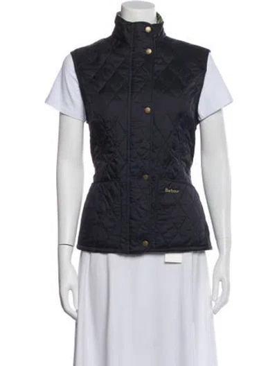 Pre-owned Barbour Vest In Blue