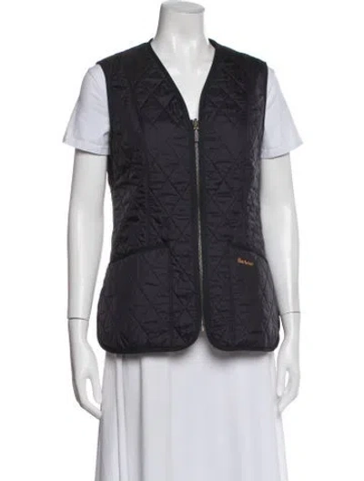 Pre-owned Barbour Vest In Blue