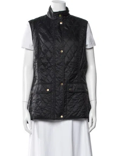 Pre-owned Barbour Vest In Blue