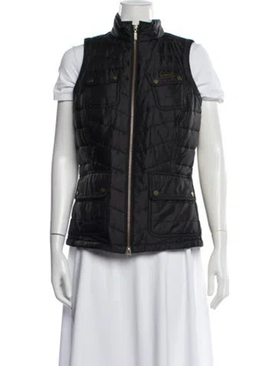 Pre-owned Barbour Vest In Blue