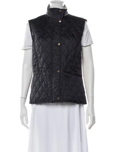 Pre-owned Barbour Vest In Blue