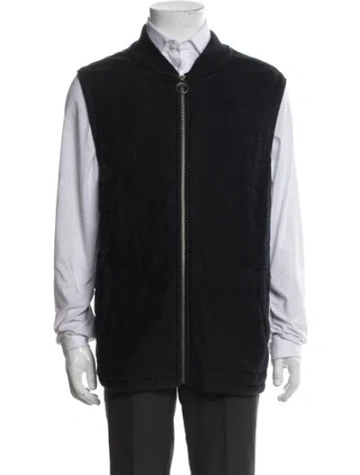 Pre-owned Barbour Vest In Blue