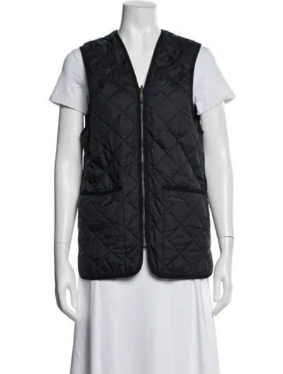 Pre-owned Barbour Vest In Blue