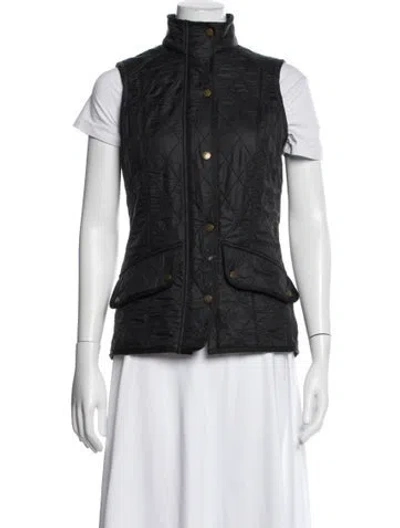 Pre-owned Barbour Vest In Blue