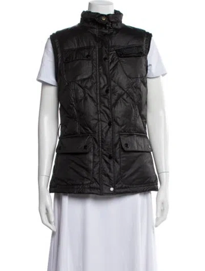 Pre-owned Barbour Vest In Blue