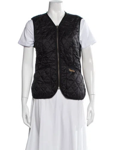 Pre-owned Barbour Vest In Blue
