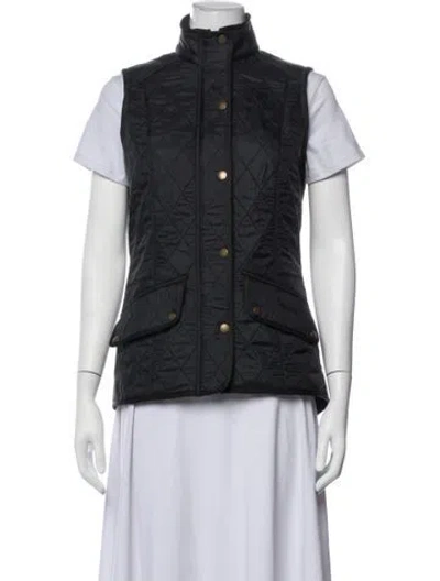 Pre-owned Barbour Vest In Blue