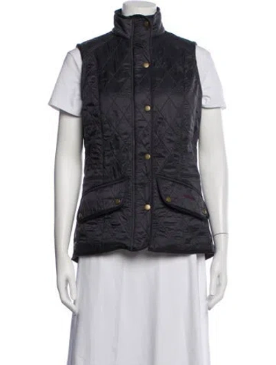 Pre-owned Barbour Vest In Blue