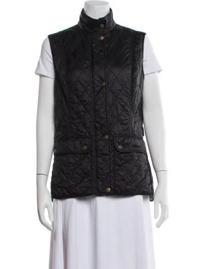 Pre-owned Barbour Vest In Blue