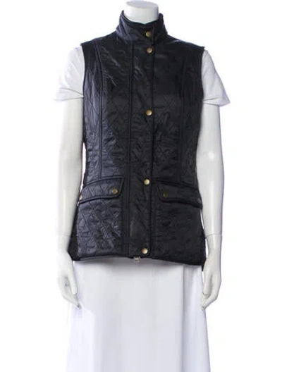 Pre-owned Barbour Vest In Gray