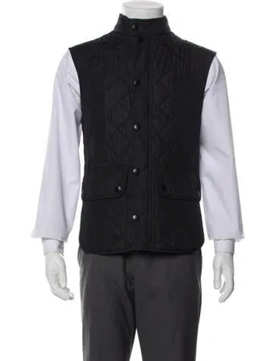 Pre-owned Barbour Vest In Gray