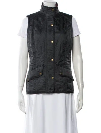 Pre-owned Barbour Vest In Gray