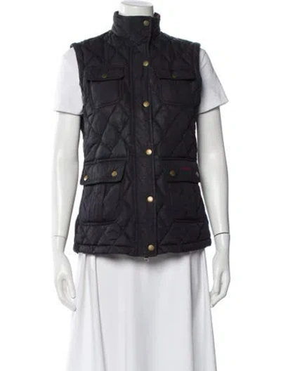 Pre-owned Barbour Vest In Gray