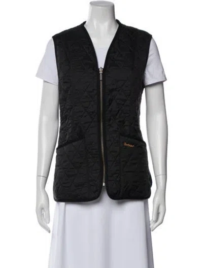 Pre-owned Barbour Vest In Gray