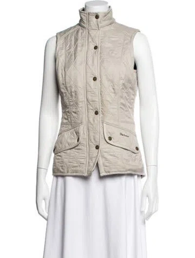 Pre-owned Barbour Vest In Gray