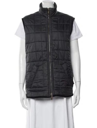 Pre-owned Barbour Vest In Gray