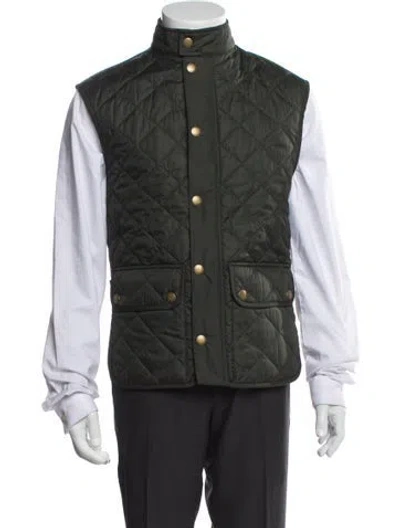 Pre-owned Barbour Vest In Green