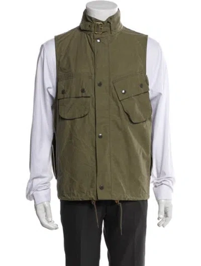Pre-owned Barbour Vest In Green