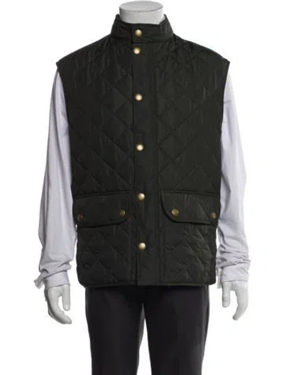 Pre-owned Barbour Vest In Green
