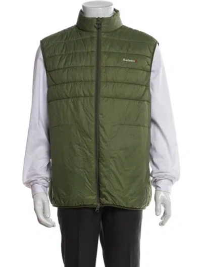 Pre-owned Barbour Vest In Green