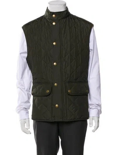 Pre-owned Barbour Vest In Green