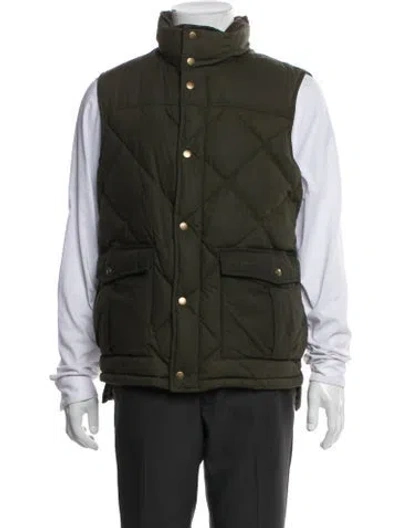 Pre-owned Barbour Vest In Green
