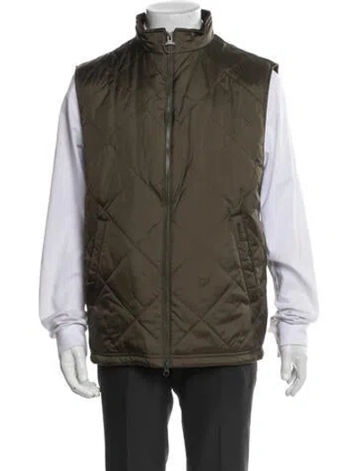 Pre-owned Barbour Vest In Green