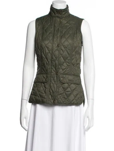Pre-owned Barbour Vest In Green