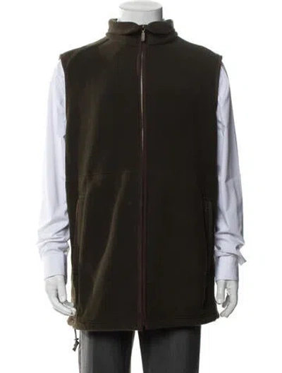 Pre-owned Barbour Vest In Green
