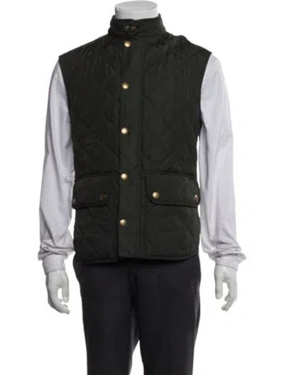 Pre-owned Barbour Vest In Green