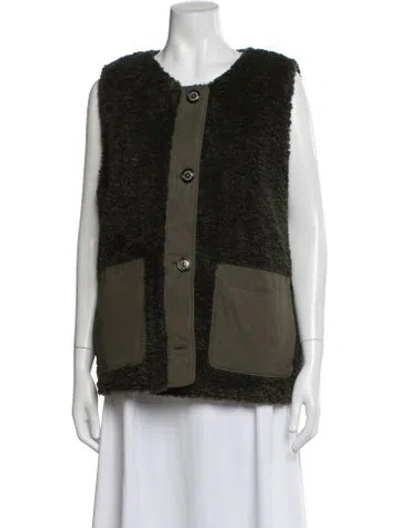 Pre-owned Barbour Vest In Green
