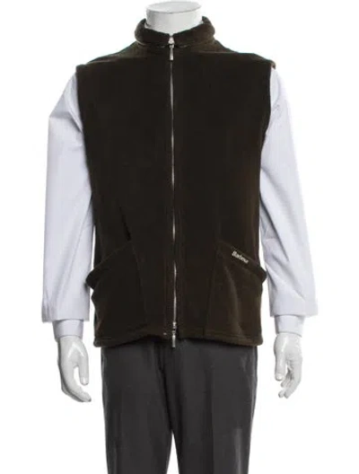 Pre-owned Barbour Vest In Green