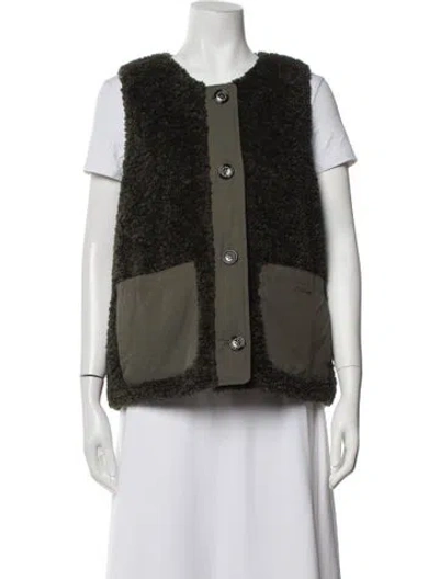 Pre-owned Barbour Vest In Green