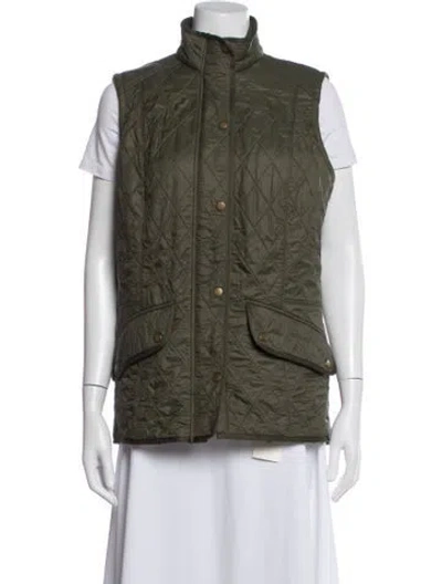 Pre-owned Barbour Vest In Grey