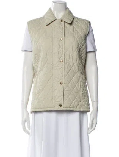 Pre-owned Barbour Vest In Neutral